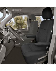 Housse de siège auto Tailor Made pour Volkswagen Transporter T6 2015-2024 (siège conducteur)