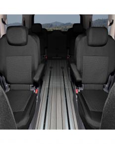 Housses de siège auto Tailor Made pour Volkswagen T7 Multivan à partir de 2021 (sièges 1+1 pour la 2e ou la 3e rangée de sièges)