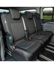 Housses de siège auto Tailor Made pour Volkswagen Transporter T7 à partir de 2024 (pour la 2e ou la 3e rangée de sièges)