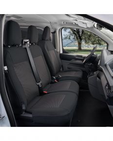Housses de siège auto Tailor Made pour Volkswagen Transporter T7 à partir de 2024 (banquette double côté passager)