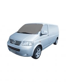 Bâche antigivre pour pare-brise d'utilitaire Winter Delivery Van XL, grise (90 × 150–175 cm)
