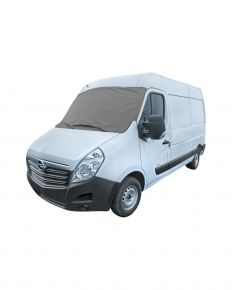 Bâche antigivre pour pare-brise d'utilitaire Winter Delivery Van XXL, grise (110 × 170–185 cm)