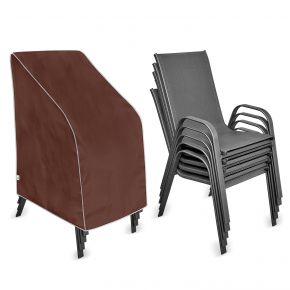 Housse pour chaises de jardin, marron (70 x 95 x 58 cm)