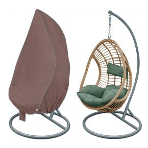 Housse pour fauteuil suspendu cocon XL, marron (95-110 x 175 cm)