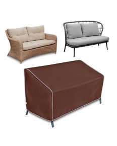 Housse pour canapé de jardin, marron (145 x 75 x 70 cm)