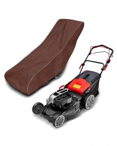 Housse pour tondeuse à gazon Optimal Garage XL, marron (135 x 100 x 60 cm)