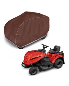 Housse pour tracteur tondeuse Optimal Garage L190, marron (190 x 83 x 77 cm)