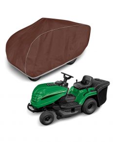 Housse pour tracteur tondeuse avec bac arrière Optimal Garage XL230, marron (230 x 83 x 77 cm)