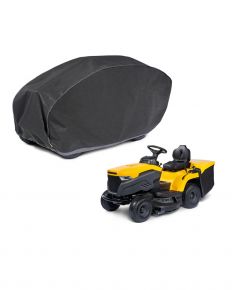 Housse pour tracteur tondeuse avec bac arrière Optimal Garage XXL240, gris graphite (225-235 x 83 x 77 cm)