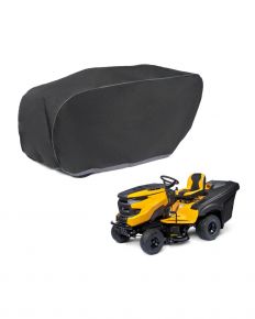 Housse pour tracteur tondeuse avec bac arrière Optimal Garage XXL250, gris graphite (245-260 x 110 x 74 cm)