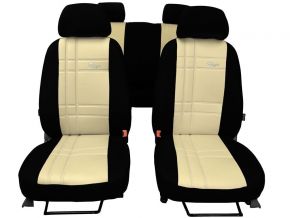 Housse de siège de voiture sur mesure Cuir Stype AUDI Q7 II 7p. (2015-2020)