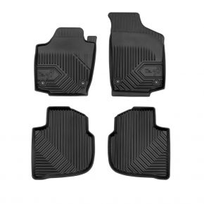 3D Tapis en caoutchouc No.77 pour SKODA RAPID 2012-up (4 pcs)