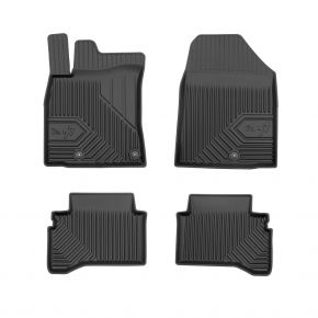 3D Tapis en caoutchouc No.77 pour HYUNDAI IONIQ Hybrid (ne convient pas sur Plug-in) 2016-2021 (4 pcs)