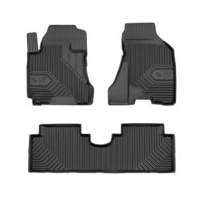 3D Tapis en caoutchouc No.77 pour HYUNDAI TUCSON I (version sans fixation des tapis) 2004-2009 (3 pcs)