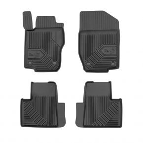 3D Tapis en caoutchouc No.77 pour MERCEDES GL I X164, 7-places,tapis pour 1. et 2. rangée 2006-2012 (4 pcs)