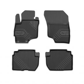 3D Tapis en caoutchouc No.77 pour MITSUBISHI OUTLANDER PHEV 2014-up (4 pcs)