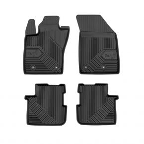 3D Tapis en caoutchouc No.77 pour FIAT TIPO Hatchback (ne convient pas sur berline) 2015-up (4 pcs)