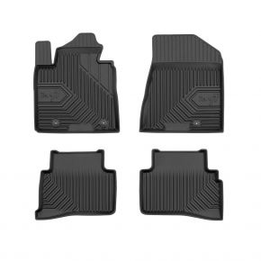 3D Tapis en caoutchouc No.77 pour HYUNDAI TUCSON III (avec tendeur ceinture derrière le siège conducteur) 2015-2020 (4 pcs)