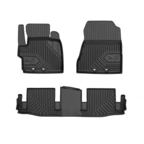 3D Tapis en caoutchouc No.77 pour TOYOTA IQ 2008-2016 (3 pcs)