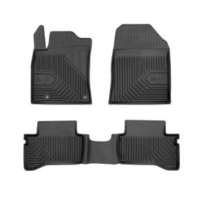 3D Tapis en caoutchouc No.77 pour Kia XCeed PHEV crossover à partir de 2019 (3 pcs)