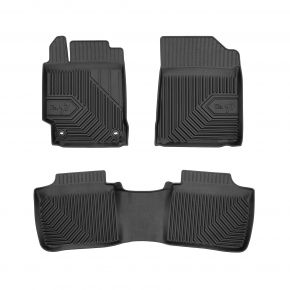 3D Tapis en caoutchouc No.77 pour Toyota Camry VII sedan 2011-2017 (3 pcs)