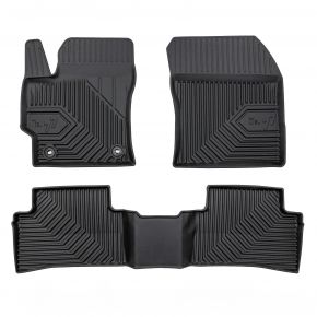 3D Tapis en caoutchouc No.77 pour Toyota Corolla XII hatchback, hybrid à partir de 2018 (3 pcs)