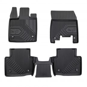 3D Tapis en caoutchouc No.77 pour Jaguar I-Pace crossover, version avec extincteur côté passager 2018-2024 (3 pcs)