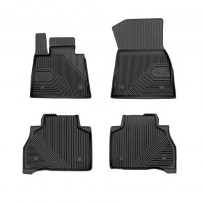 3D Tapis en caoutchouc No.77 pour BMW X7 G07 7 places, 1re et 2e rangée à partir de 2018 (3 pcs)