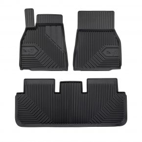 3D Tapis en caoutchouc No.77 pour Tesla Model S liftback, après restylage 2021-2026 (3 pcs)