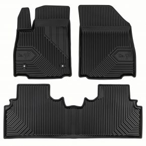 3D Tapis en caoutchouc No.77 pour Kia EV3 crossover à partir de 2024 (3 pcs)