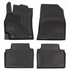 3D Tapis en caoutchouc No.77 pour Kia K4 hatchback, sauf hybrid à partir de 2024 (4 pcs)