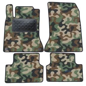 Army car mats Mercedes A W176  2013-2018 4ks