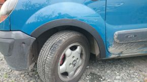 Extensions d'ailes en plastique pour Nissan Kubistar (1998-2008), version 3 portes