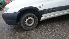 Extensions d'ailes en plastique pour Citroën Berlingo (1996-2002), avant facelift sans baguette