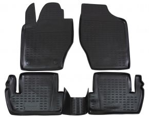 Tapis de voiture PEUGEOT 307 2001-2008  4 pcs