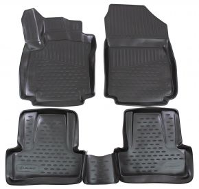 Tapis de voiture RENAULT Clio IV 2012-up 4 pcs