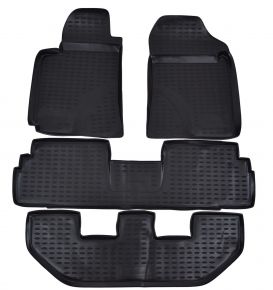 Tapis de voiture TOYOTA Corolla Verso 2004-2009  4 pcs