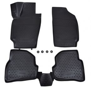 Tapis de voiture VW Polo V 2009-2017  4 pcs