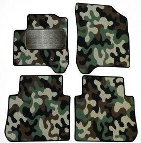 Army car mats Citroen C3 Picasso 2008-up