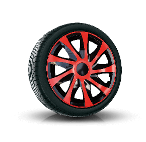 Enjoliveurs pour OPEL 15", DRACO ROUGES 4 pcs