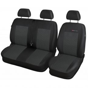 Housse de siège auto Elegance pour RENAULT TRAFIC II 2+1 (2001-2014) 85a-P1