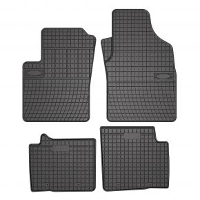 Tapis de voiture pour Fiat 500 hatchback, hybrid 4 pcs à partir de 2020
