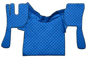 Tapis en simili cuir Q pour VOLVO FH 3 (01.2009-12.2012) - automatique/manuelle - Bleu