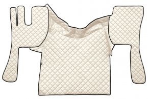 Tapis en simili cuir Q pour VOLVO FH 3 (01.2009-12.2012) - automatique/manuelle - Beige clair