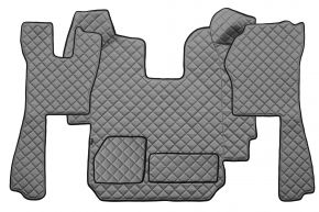 Tapis en simili cuir Q pour SCANIA R (01.2005-12.2010) - automatique - Gris