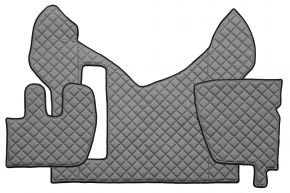 Tapis en simili cuir Q pour RENAULT PREMIUM II (01.2005-12.2013) - Gris