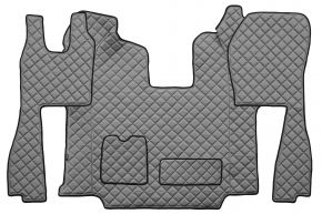 Tapis en simili cuir Q pour SCANIA R (01.2011-12.2016) - automatique - sièges ordinaires (hors RECARO) - Gris