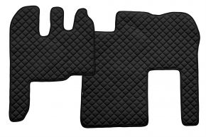 Tapis en simili cuir Q pour RENAULT MAGNUM MILLENIUM (01.2002-12.2007) - Noir