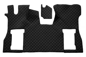 Tapis en simili cuir Q pour SCANIA S NEXTGEN (dès 01.2017) - siège passager pneumatique - Noir