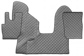 Tapis en simili cuir Q pour DAF CF (01.2013-12.2020) - automatique - Gris
